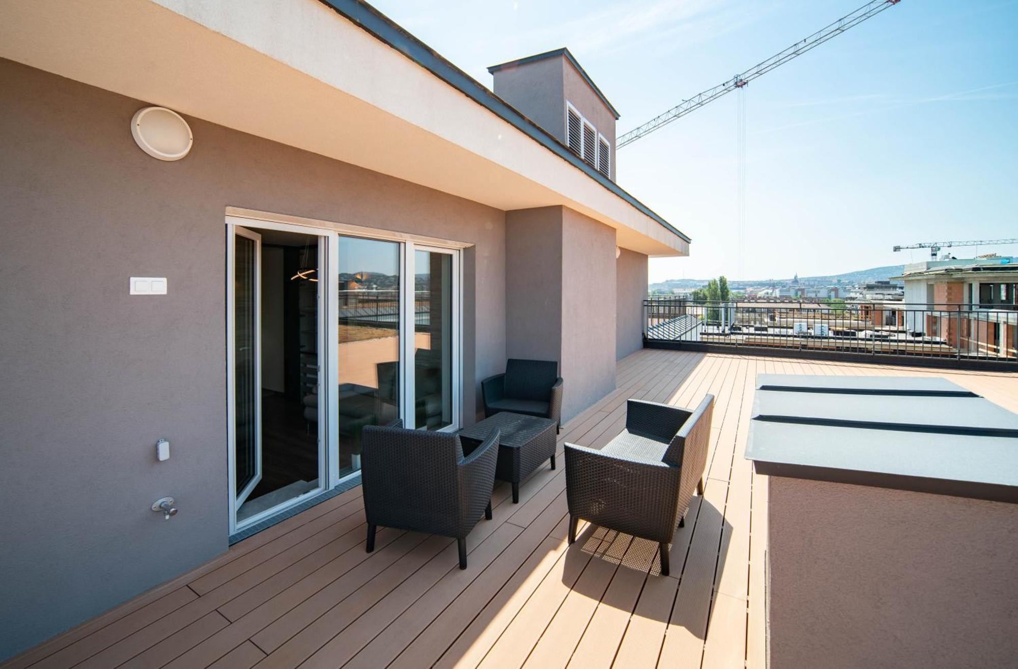 Rooftop 6ppl Free Parking Appartement Boedapest